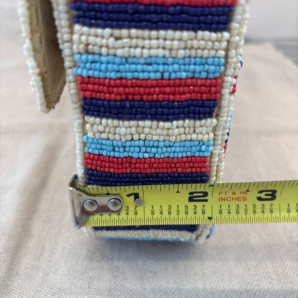 Viral Beaded Bags - NY Taxi Cab & Route 66 Shoulder Bags (2) - Made in India - Picture 12 of 15